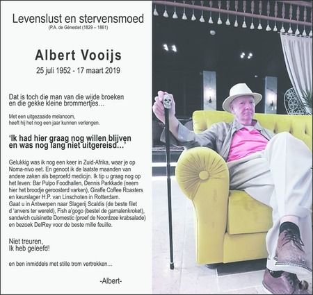 Incentive%2Dgoeroe+Albert+Vooijs+overleden%2C+markant+overlijdensbericht+gaat+viral