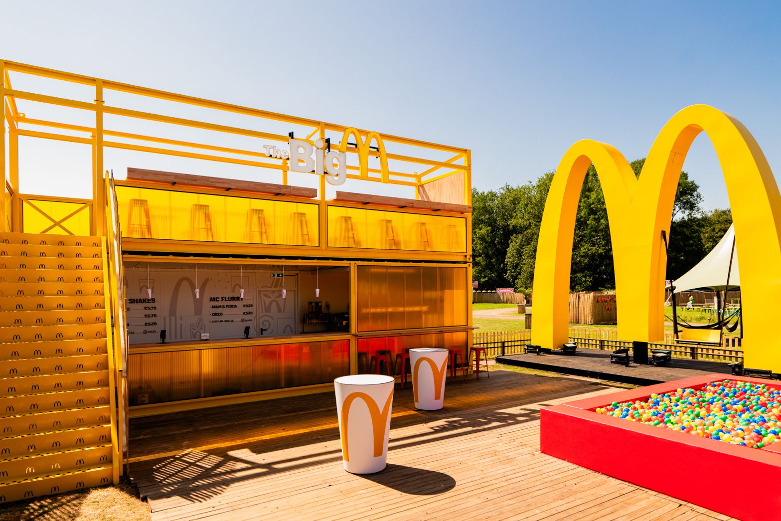 Opvallende brand experience: McDonald’s op een festival