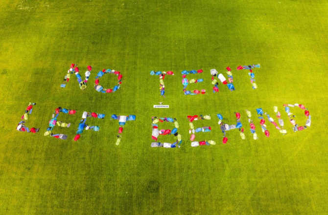 No tent left behind