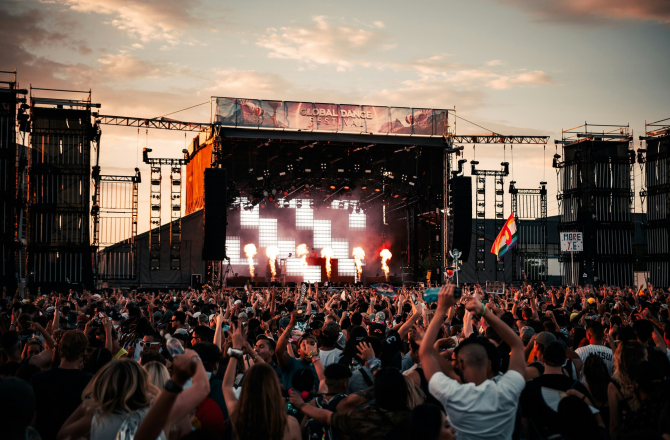 festival stage