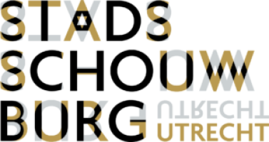 Stadsschouwburg Utrecht logo gestapeld voor witte achtergrond