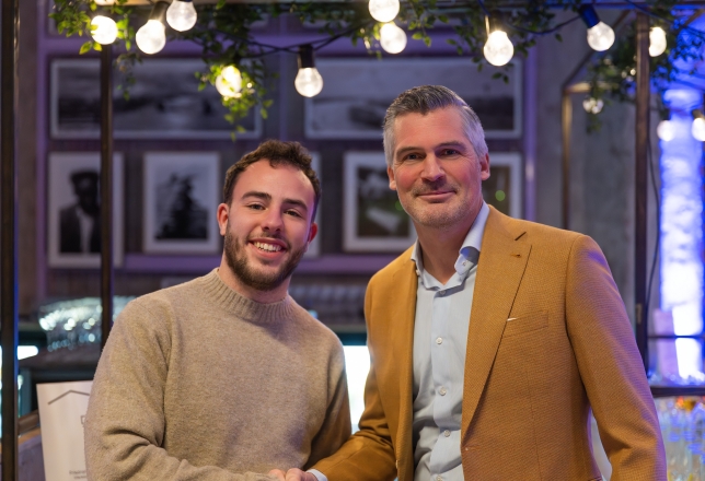 Hoogvliegers Tom Hamerlinck en Bas Krips